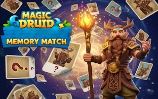 Magic Druid Memory Match - game thumbnail image