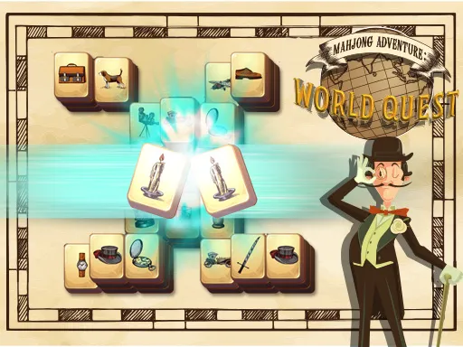 Mahjong Adventure: World Quest - game thumbnail image