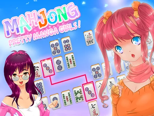 Mahjong Pretty Manga Girls - game thumbnail image