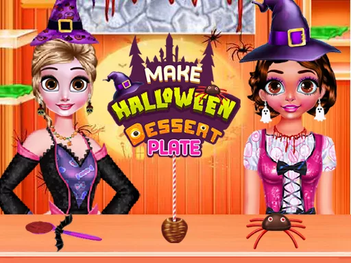 Make Halloween Dessert Plate - game thumbnail image