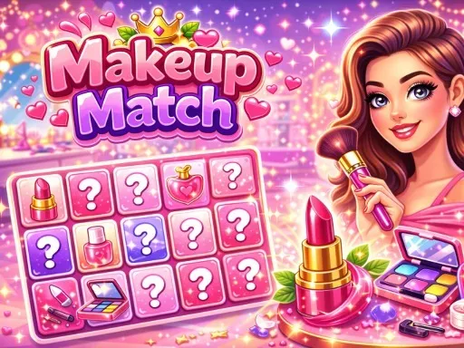 Makeup Match Memory Beauty - game thumbnail image