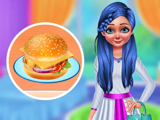 MAKING HOMEMADE VEG BURGER - game thumbnail image