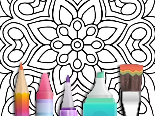 Mandala Coloring Book - Casual - game thumbnail image