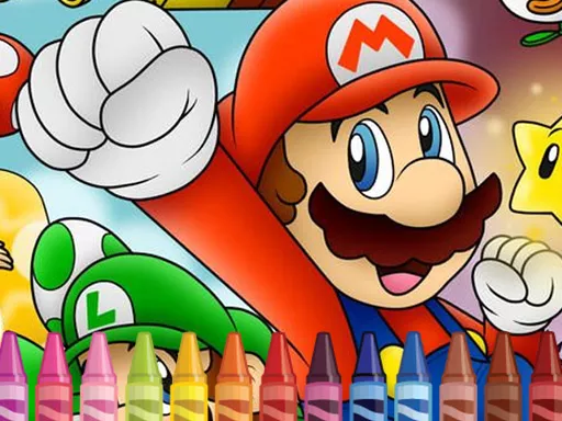 Mario Coloring - game thumbnail image