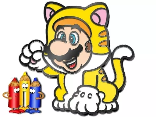 Mario Rush Coloring Book - game thumbnail image
