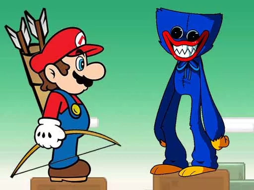 Mario vs Huggy Wuggy - game thumbnail image