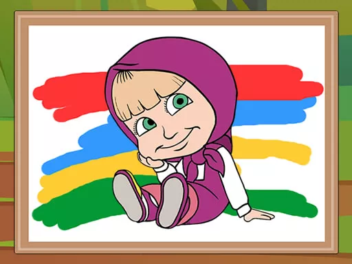 Masha and the Bear Coloring Book - game thumbnail image
