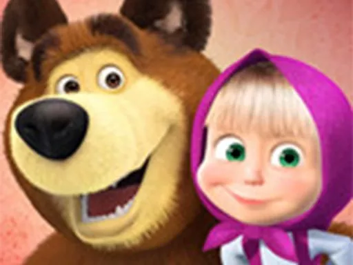 Masha And The Bear Jigsaw - Puzzles For Kids - game thumbnail image