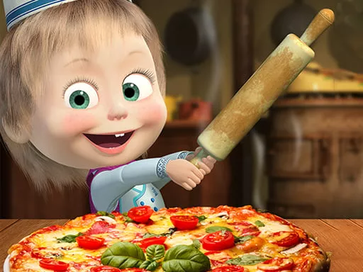 Masha And The Bear Pizzeria Game - game thumbnail image