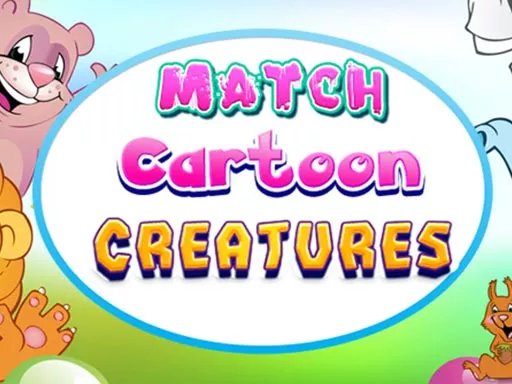 Match Cartoon Creatures - game thumbnail image