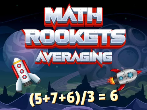 Math Rockets Averaging - game thumbnail image