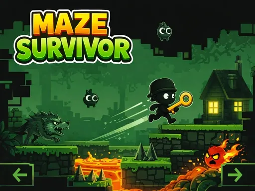 Maze Survivor   Platform Adventure Game - game thumbnail image