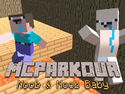 MCParkour Noob &amp;amp; Noob Baby - game thumbnail image