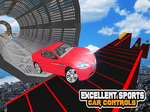 Mega Car Ramp Impossible Stunt Game - game thumbnail image