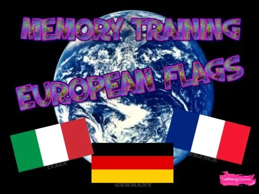 MEMORY TRAINING. EUROPEAN FLAGS - game thumbnail image