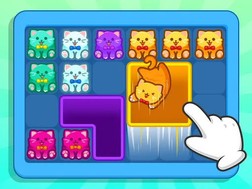 Meow Block: Color Collect! - game thumbnail image