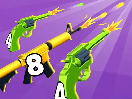 Merge 2048 Gun Rush - game thumbnail image