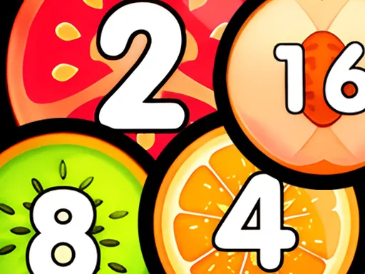 Merge Balls Shooter 2048 Connect Fruits - game thumbnail image