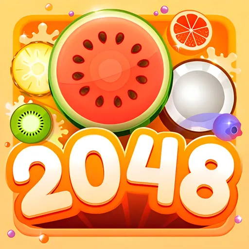 Merge Balls Shooter 2048 Connect Fruits game thumbnail image