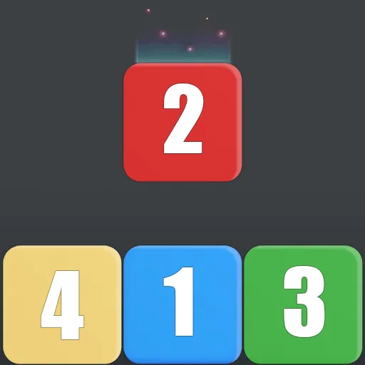 Merge Blocks 2048 Style! game thumbnail image
