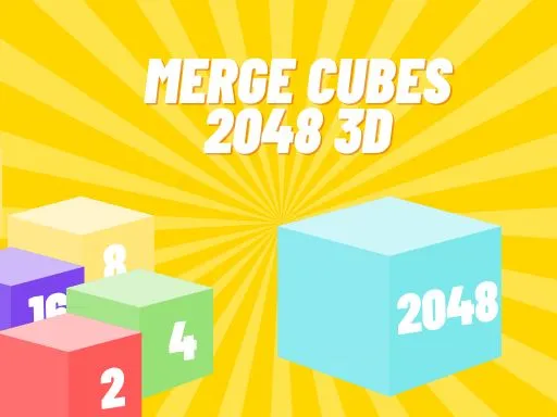 Merge cubes 2048 3D - game thumbnail image