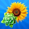 Merge Flowers in Bubbles 2048! game thumbnail image