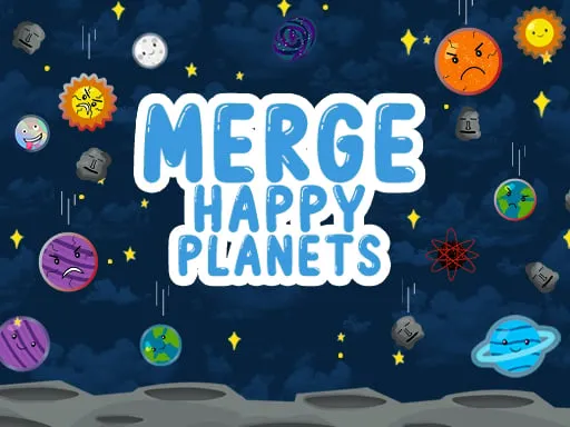 Merge Happy Planets! - game thumbnail image