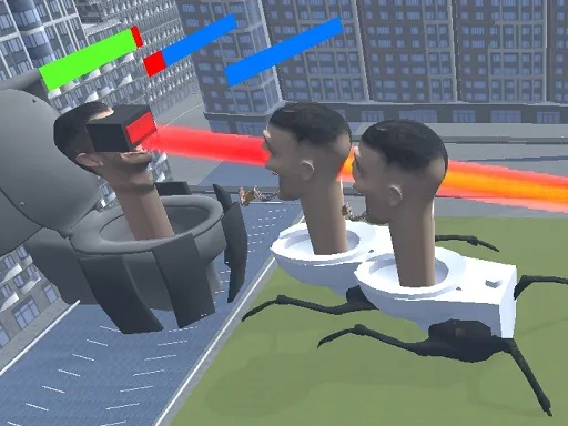 Merge Toilet Skib Fight game thumbnail image