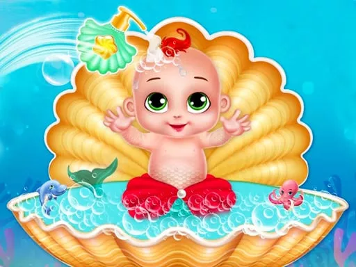 Mermaid Baby Care - game thumbnail image