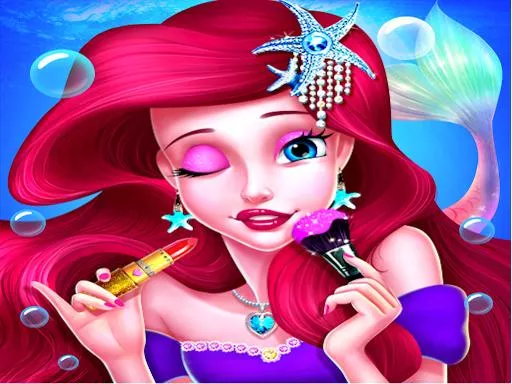 Mermaid Princess Makeup - Girl Fashion Salon game  - game thumbnail image