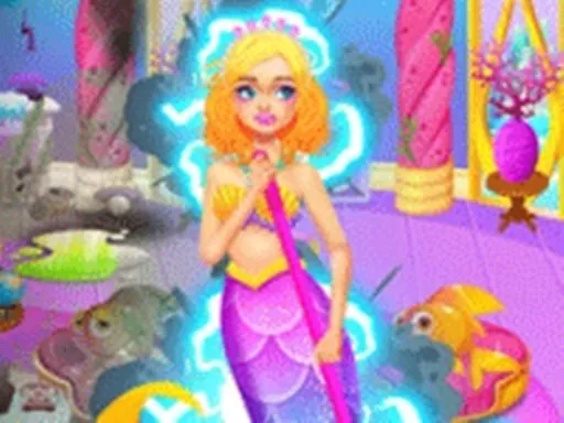 Mermaid Sea House Cleaning And Decorating - game thumbnail image