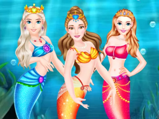 Mermaid Style Dress Up - game thumbnail image