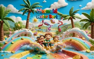Mermaid Water Sort - game thumbnail image