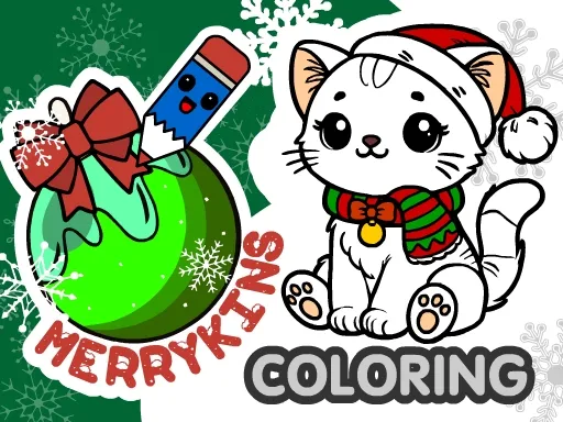 MerryKins Coloring - game thumbnail image