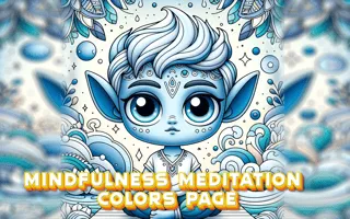 Mindfulness Meditation Colors Page - game thumbnail image