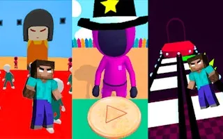 Minecraft At Squid Game 2 - game thumbnail image