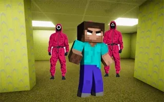 Minecraft Backrooms Squid Game Escape - game thumbnail image