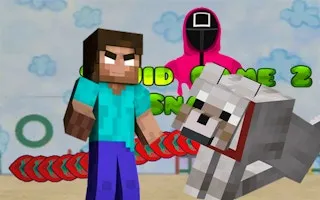 Minecraft Squid Game Worm.io - game thumbnail image