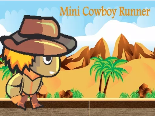 mini cowboy runner - game thumbnail image