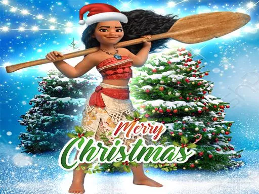 Moana Christmas Sweater Dress Up  - game thumbnail image