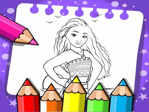 Moana Coloring Book - game thumbnail image