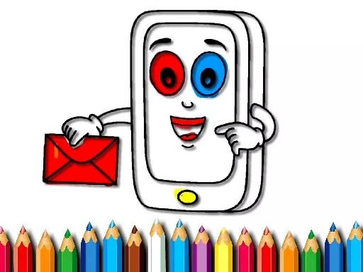 Mobile Phone Coloring Book - game thumbnail image