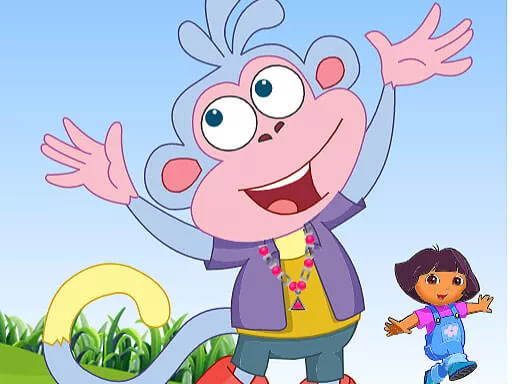 Monkey Boots Dress Up - game thumbnail image