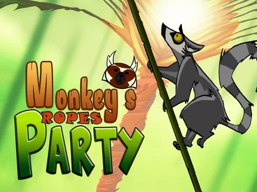 Monkeys ropes party - game thumbnail image