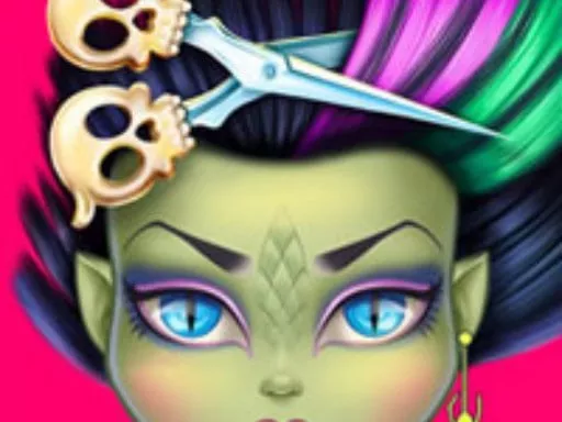 Monster Hair Salon: Crazy Hair Game - game thumbnail image