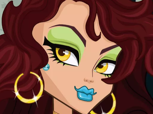 Monster High Clawdeen Makeup - game thumbnail image