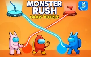 Monster Rush - Draw Puzzle - game thumbnail image