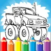 Monster Truck Coloring Pages For Kids game thumbnail image