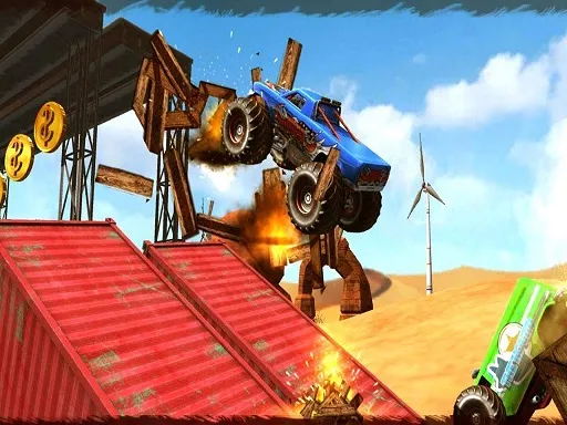 Monster Truck Impossible Track Plane Simulator - game thumbnail image