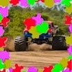 Monster Truck Sliding Puzzles game thumbnail image